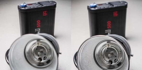 TECHNIK: JINBEI FLII-500 VS. RANGER QUADRA 11 TECHNICAL Vergleich Fotos