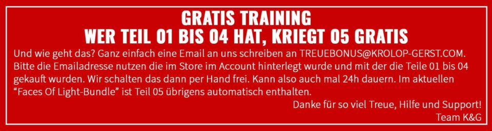 Wir schenken treuen Zuschauern das neue Videotutorial. 5 Unbenannt 1