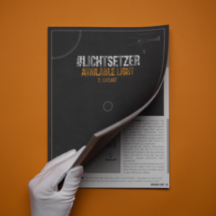 #LICHTSETZER Bundle - 2, 3, 4, 5 oder alle 6? 10 lichtsetzer available light aufklappen
