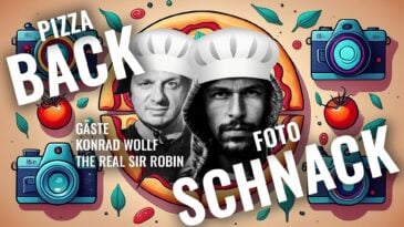 (Pizza) BACK & (Foto) SCHNACK - mit Konrad Wolff & The real Sir Robin 17 BACK UND SCHNACK KW SR 1
